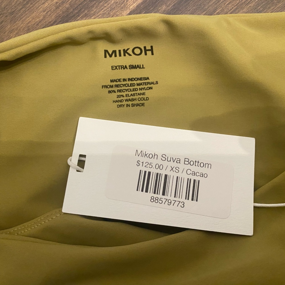 Mikoh. XS. Brand new w/tag. Gold.